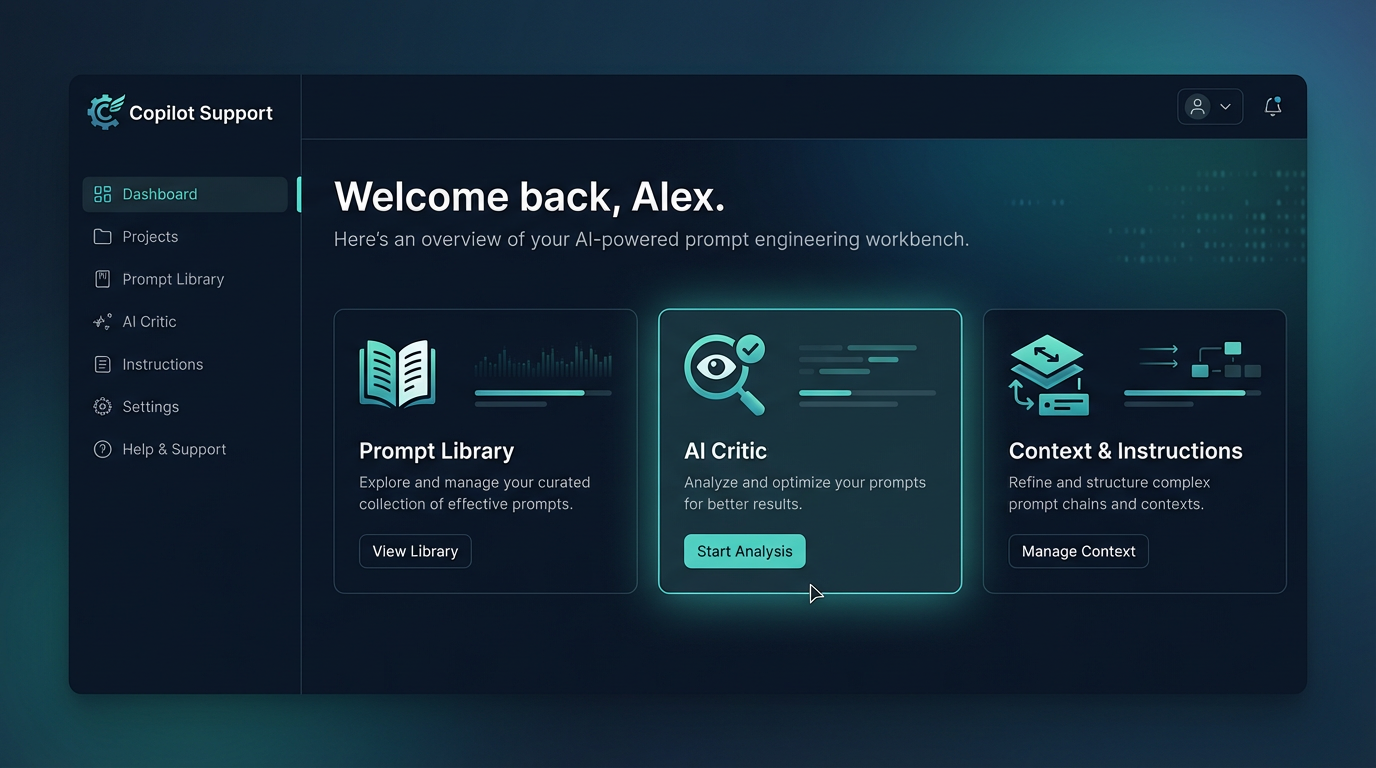 Copilot Support screenshot